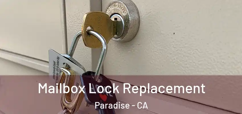  Mailbox Lock Replacement Paradise - CA